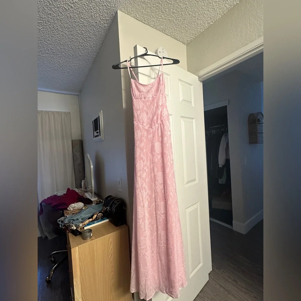 NWOT South of France Maxi Dress (Pink) - Picture 6 of 9